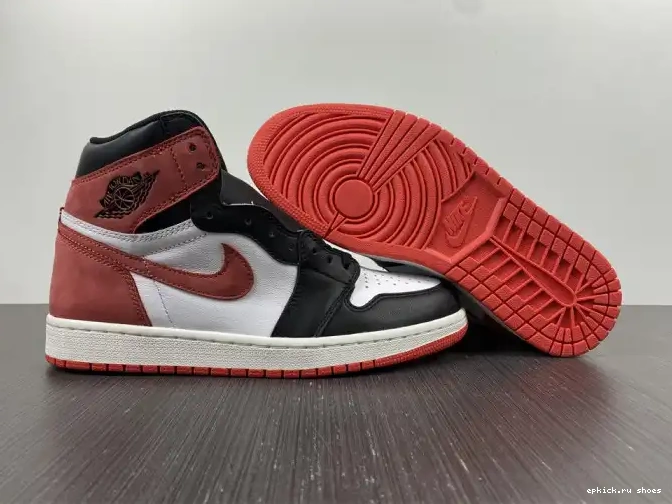 Cheap Retro 1 OG High 'Track 555088-112 Air Jordan Red' 0418